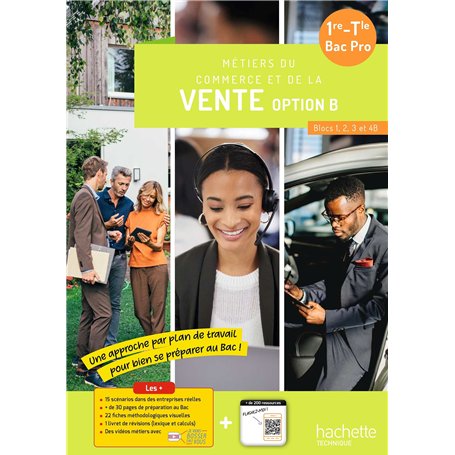 Métiers du commerce et de la vente option B 1re/Term Bac Pro (détachable) - Éd. 2025