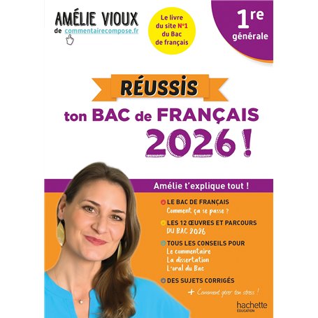 Réussis ton Bac de français 2026 avec Amélie Vioux 1re générale