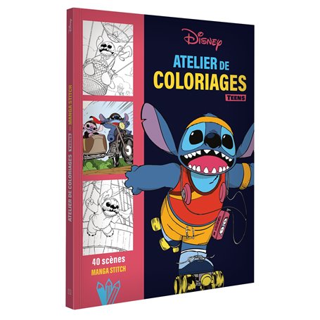 DISNEY TEENS - Atelier de coloriages - Manga Stitch