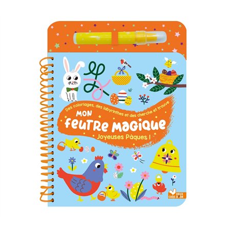 Mon feutre magique Joyeuses Pâques ! - avec feutre à réservoir d'eau