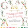 Petite pause Monogrammes fleuris à l'aquarelle