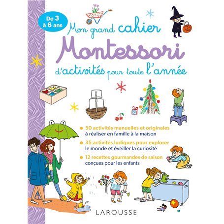 Mon grand cahier MONTESSORI d'activités pour toute l'année