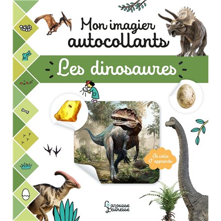Mon imagier autocollants - Les dInosaures