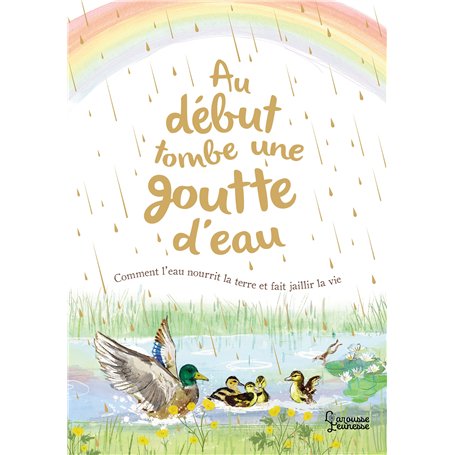 Au début tombe une goutte d'eau