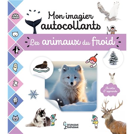 Mon imagier autocollants - Les animaux du froid