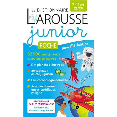 Le dictionnaire Larousse Junior poche - 7/11 ans - CE/CM