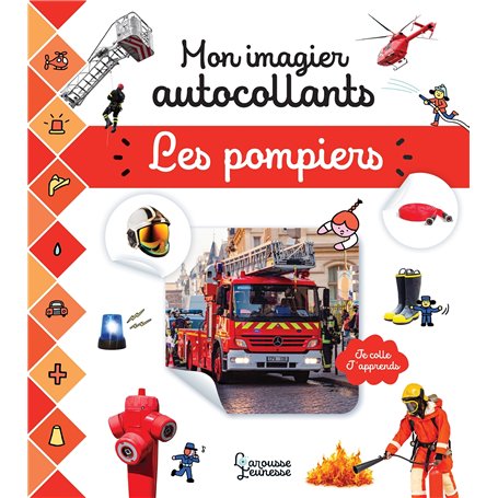 Mon imagier autocollants - Pompiers