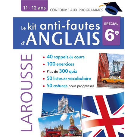 Kit anti-fautes d'anglais 6e
