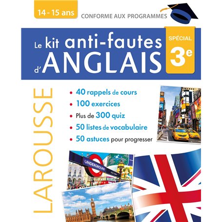 Kit anti-fautes d'anglais 3e