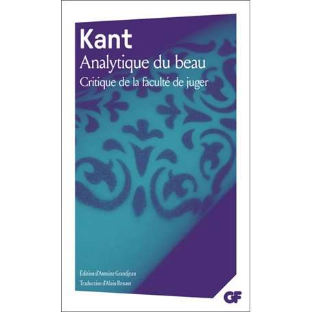 Analytique du beau