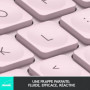 Clavier sans fil Logitech - MX Keys Mini - ROSE - Compact. Bluetooth. rétroéclai 109,99 €