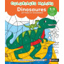 Coloriages malins - Les dinosaures lettres et nombres - 5-6 ans GS