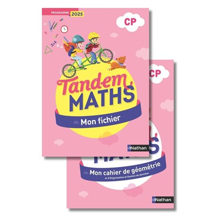 Tandem - Maths CP - Fichier de l'élève + Cahier de géométrie