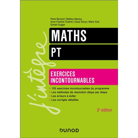 Maths - Exercices incontournables - PT - 2e éd.