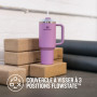 Stanley Quencher H2.0 FlowState Mug Isotherme avec Paille 1.2L - Froid Pendant 11 Heures - Glacé Pendant 48 Heures - Thermos Lav