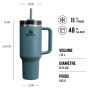 Stanley Quencher H2.0 FlowState Mug Isotherme avec Paille 1.2L - Froid Pendant 11 Heures - Glacé Pendant 48 Heures - Thermos Lav