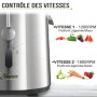 Twinzee Centrifugeuse Extracteur de Jus 850W, Large Bouche (75 mm) - Centrifugeuse Fruits et Legumes, Pieds Anti-Dérapants