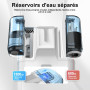 Rivenara Shampouineuse Nettoyeur Canapé Tissu - 450W Injecteur Extracteur Vapeur Voiture Tapis Moquettes Aspirateur Détacheur Po