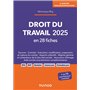 Droit du travail 2025 en 28 fiches