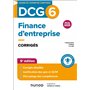 DCG 6 - Finance d'entreprise - Corrigés - 5e éd.
