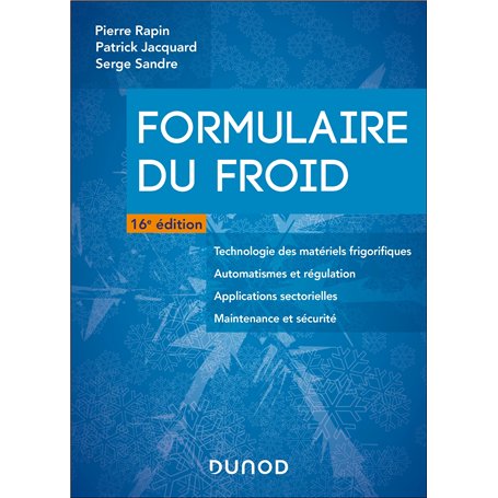 Formulaire du froid - 16e éd.