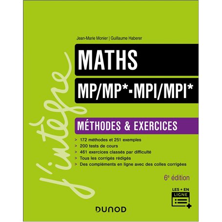 Maths Méthodes et Exercices MP/MP*- MPI/MPI* - 6e éd.