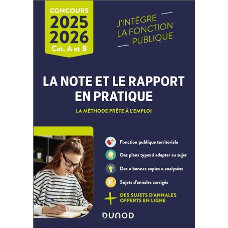 La note et le rapport en pratique - 2025-2026