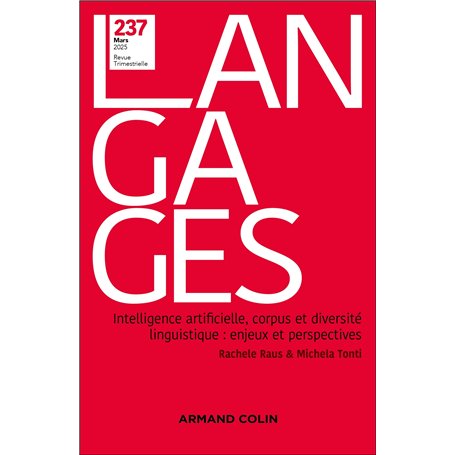 Langages Nº 237 1/2025