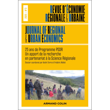 Revue d'économie régionale et urbaine Nº3/2025