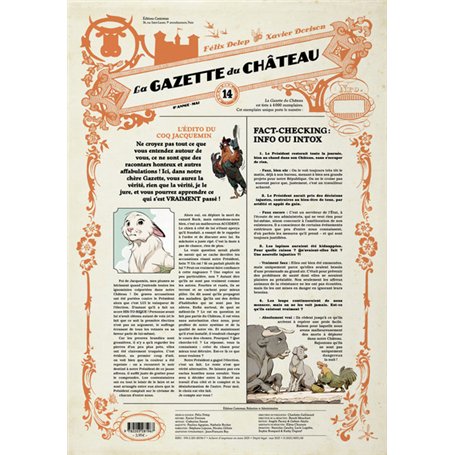 Le Château des animaux - La Gazette du château 3,86 €