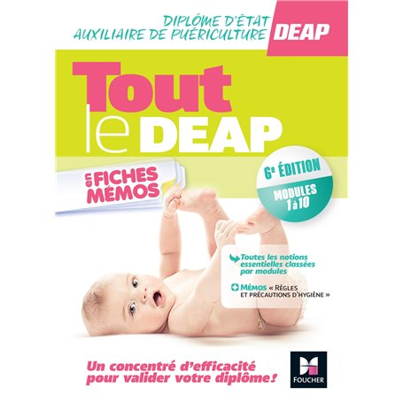 Tout le DEAP en fiches mémos - IFAP - Diplôme État Auxiliaire puériculture - 2025-2026