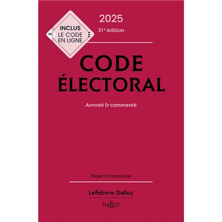 Code électoral 2025