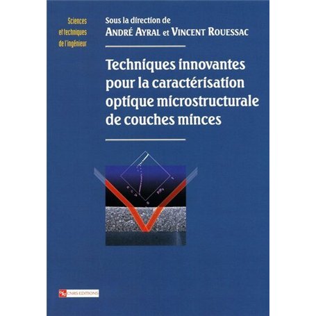 Techniques innovantes pour la caractérisation optique micros 23,48 €