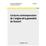 Revue Germanique Internationale - N° 40 Lectures contemporaines de l'Origine de la géométrie de Husserl