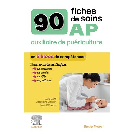 90 fiches de soins  AP auxiliaire de puériculture