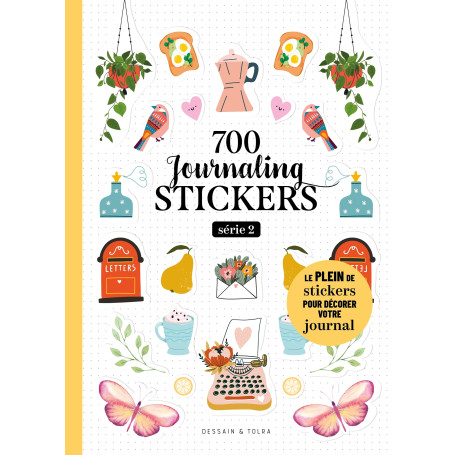 700 journaling stickers série 2