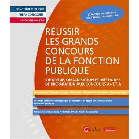 Réussir les grands concours de la fonction publique