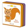 Livre câlin mini feutrine - Bon appétit