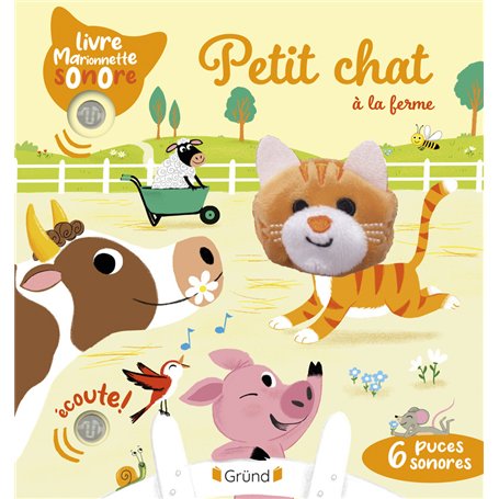 Petit chat à la ferme