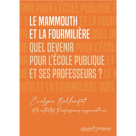 Le mammouth et la fourmilière : Quel devenir pour l'école publique et ses professeurs ?