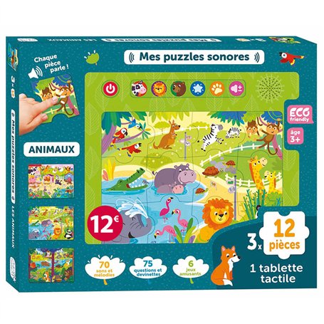 Mes puzzles sonores - Les animaux