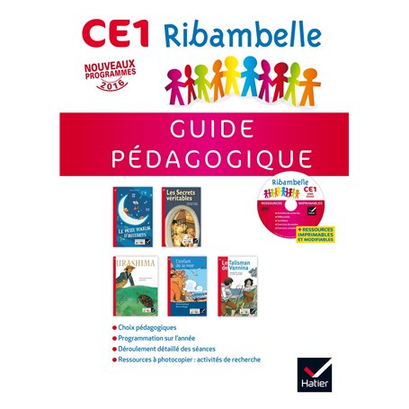 Ribambelle CE1 série rouge éd. 2016 - Guide pédagogique + CD-Rom