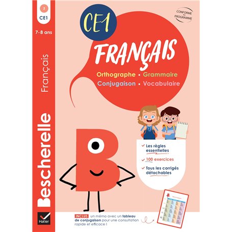 Bescherelle - Mon cahier d'entraînement en Français CE1 - 7 ans