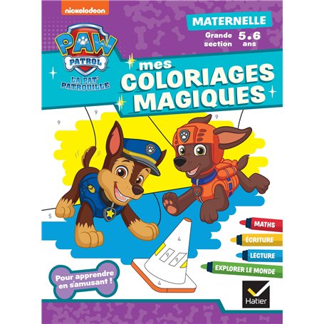 Mon coloriage magique Pat'Patrouille GS - 5 ans