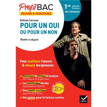 Profil - Pour un oui ou pour un non (Bac de français 2026)