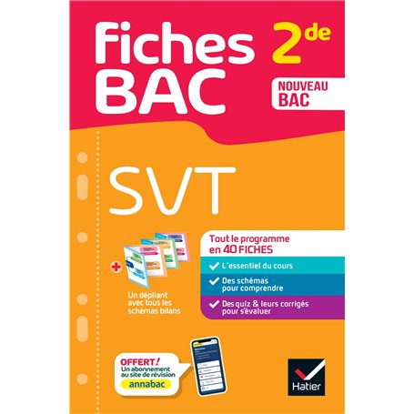 Fiches bac - SVT 2de