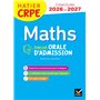 Mathématiques - CRPE 2026-2027 - Epreuve orale d'admission