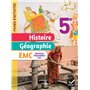 Fiches d'activités Histoire-Géographie-EMC 5e - Ed. 2024 - Cahier élève