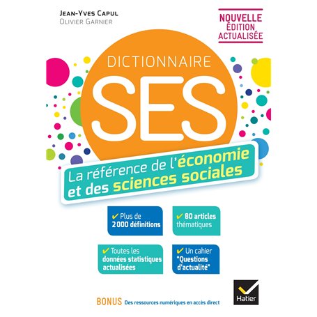 Dico SES - Economie et Sciences sociales - Ed. 2025