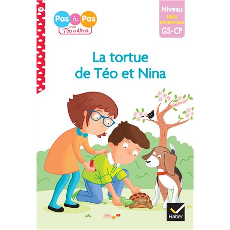 Téo et Nina - premières lectures 100% déchiffrable - La tortue de Téo et Nina